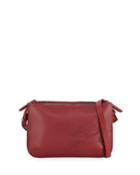 Shop It Leather Crossbody Bag, Red