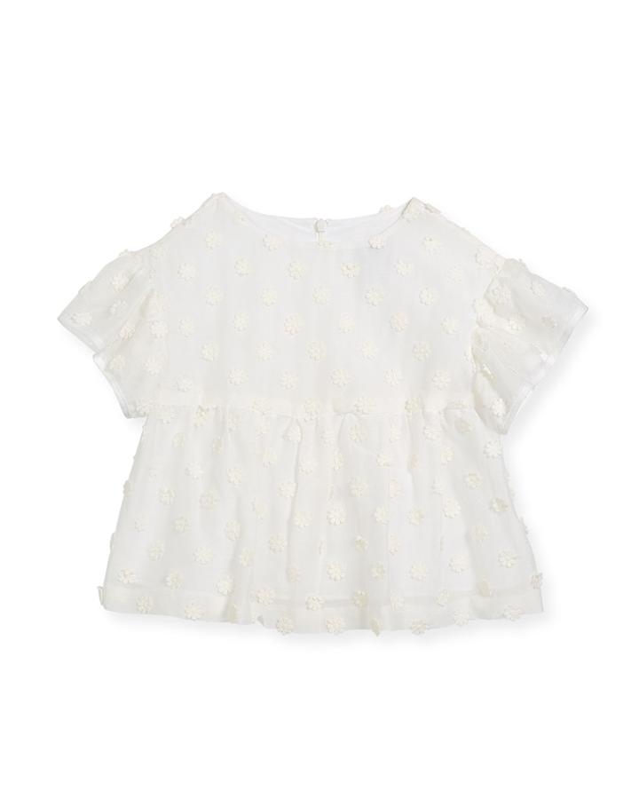 Lindy Daisy-embroidery Blouse,