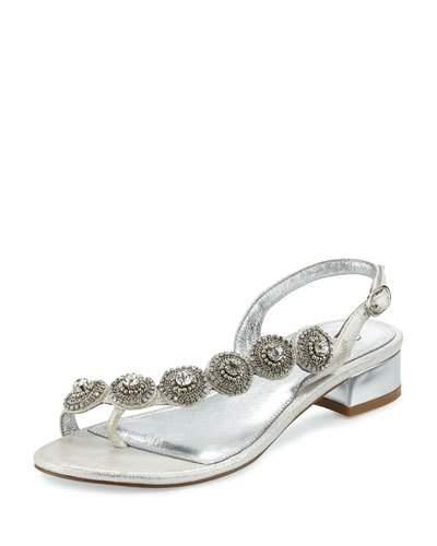 Daisy Crystal T-strap