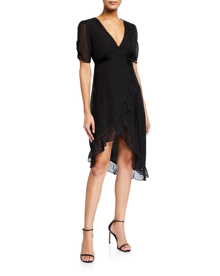 Valerie Wrap Asymmetric Dress