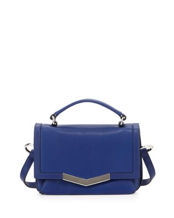 Time's Arrow Micro Helene Leather Shoulder Bag,