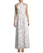 Elynor Cherry Blossom Maxi Dress,