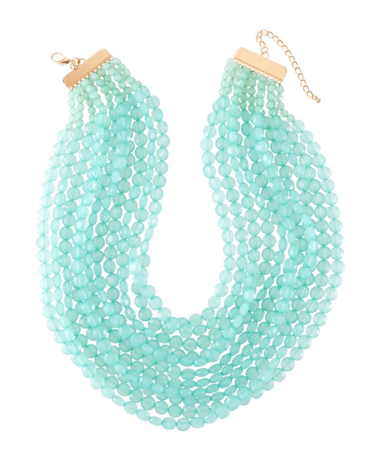 Beaded Multilayer Necklace,