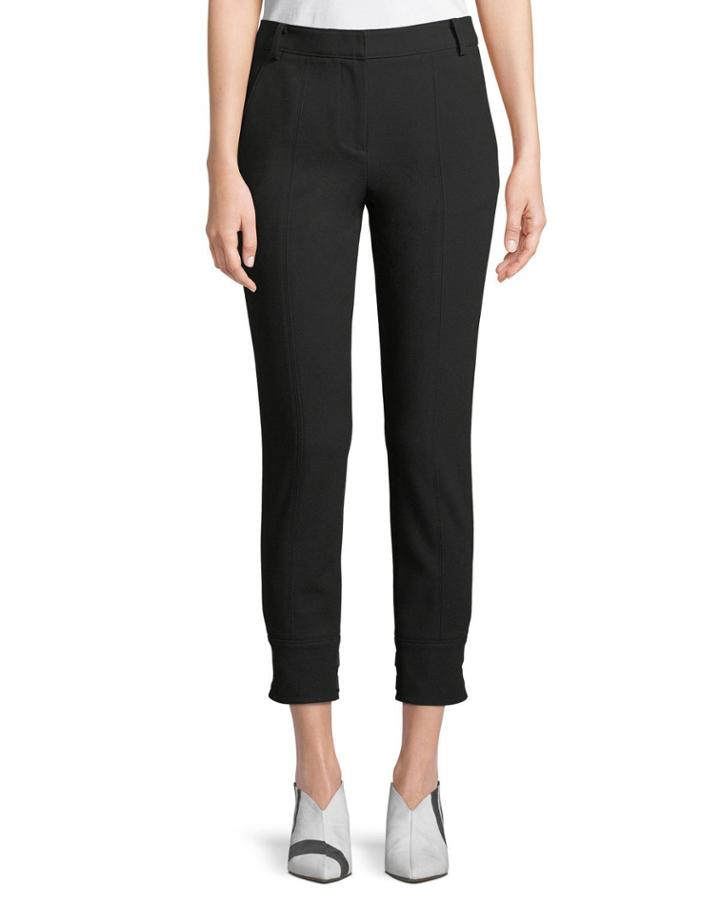 Anson Stretch Skinny Pants With Buckles