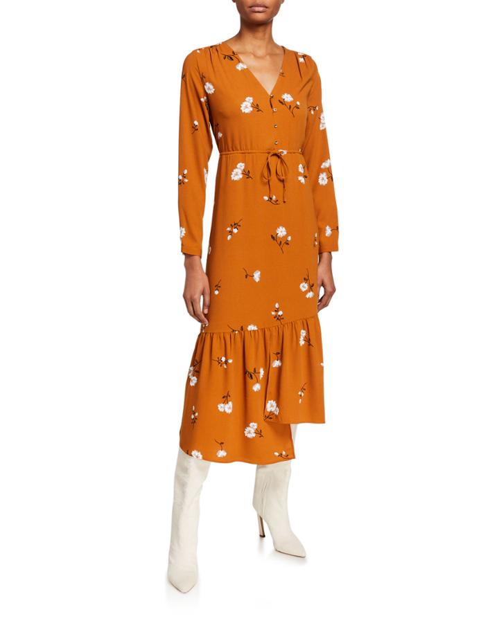 Midcentury Floral Dress