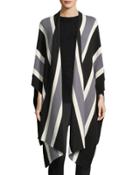 Striped Cotton Blanket Wrap