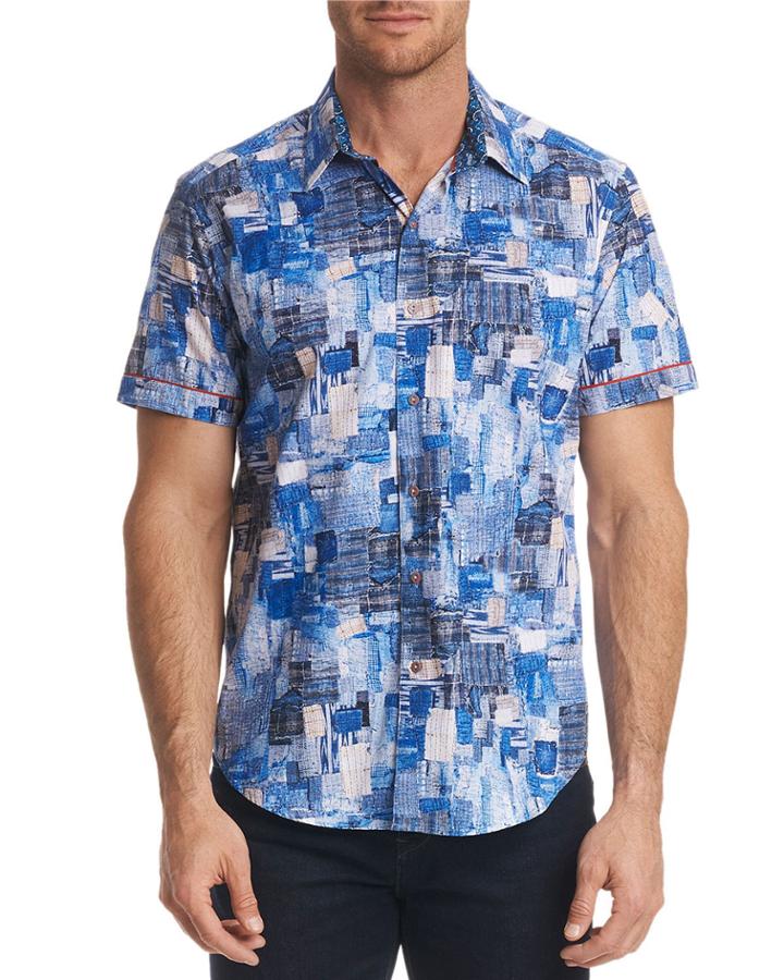 Men's Canberra Classic Fit Graphic Short-sleeve