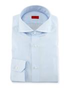 Tonal Micro-dash Dress Shirt,