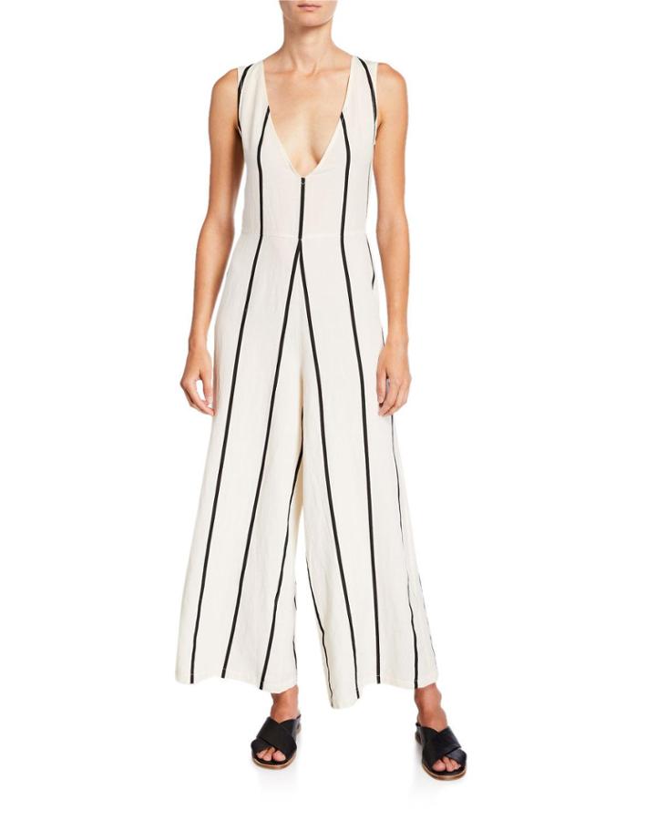 The Sara Striped Jumpsuit
