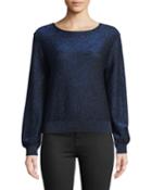 Shimmer Metallic Pullover