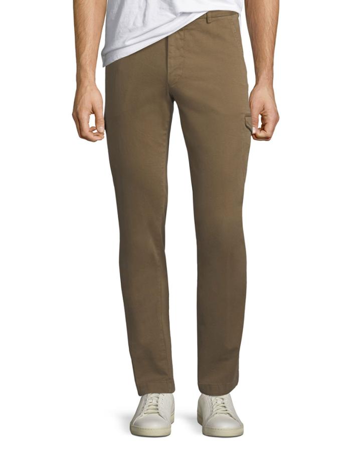 Men's Twill Slim Cargo Pants