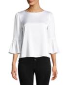 Bernice Ruffle-sleeve Top