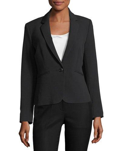 Bi-stretch One-button Jacket