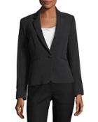 Bi-stretch One-button Jacket