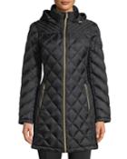 Long Packable Quilted Puffer Jacket