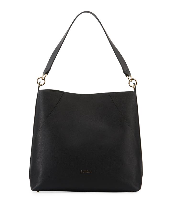Johanna Medium Leather Hobo Bag