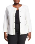 Kerrington Zip-front Wool Jacket,