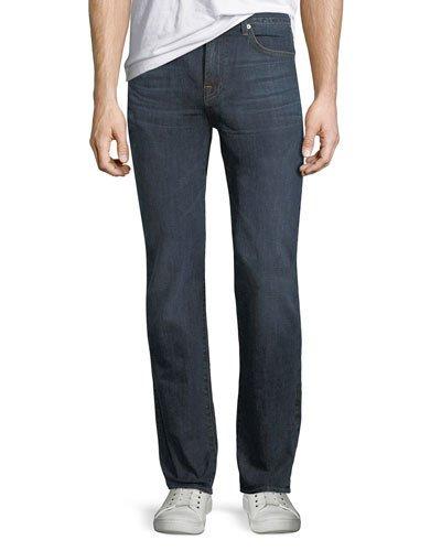 Slimmy Light-whiskering Jeans With Squiggle Pocket