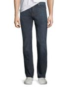Slimmy Light-whiskering Jeans With Squiggle Pocket