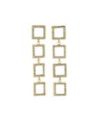 4-tier Squares Earrings