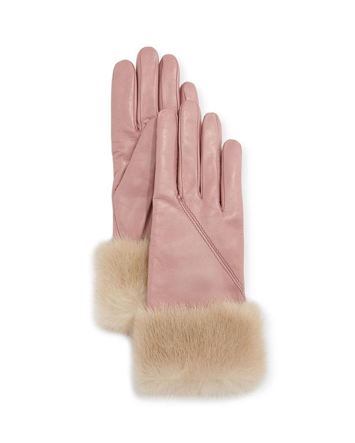 Napa Leather Gloves W/