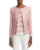 Long-sleeve Snap-front Jacket, Rosehip