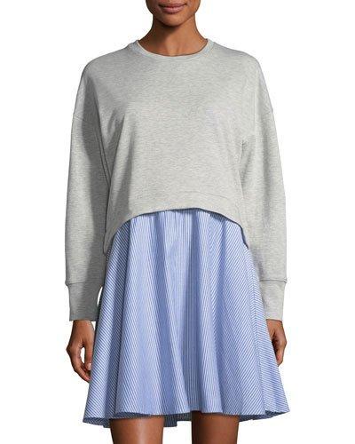 Sweatshirt Twofer Dress