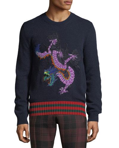 Dragon Appliqu&eacute; Wool