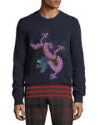 Dragon Appliqu&eacute; Wool