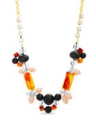 Multi Beaded Cluster Necklace