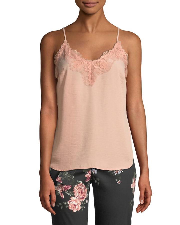 Eyelash-lace Trimmed Camisole