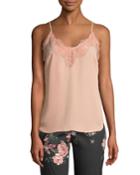 Eyelash-lace Trimmed Camisole