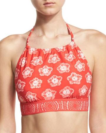 Floral-print Halter