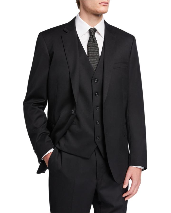 Men's Vested Three Piece Modern Fit
