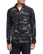 Men's Cashmere Camouflage Pullover