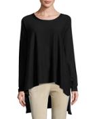 Sharkbite High-low Tunic, Black