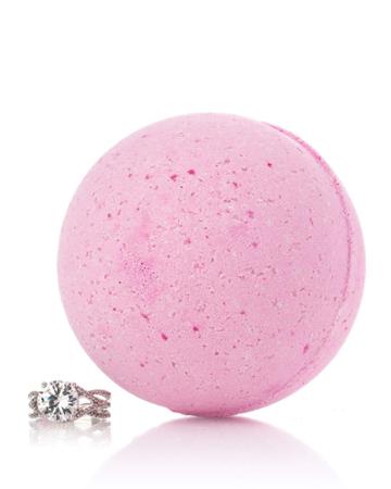 Strawberries & Champagne Bath Bomb W/ Luxury Ring