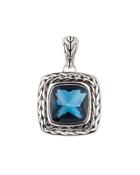 Batu Mata London Blue Topaz Pendant Enhancer