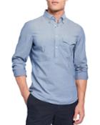 Men's Pullover Leisure-fit Cotton Shirt,