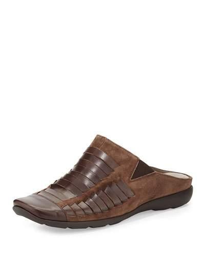 Gordana Woven Leather Mule,