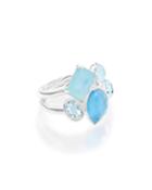 925 Rock Candy Multi-stone Ring In Blue