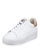 Cult Lace-up Leather Platform