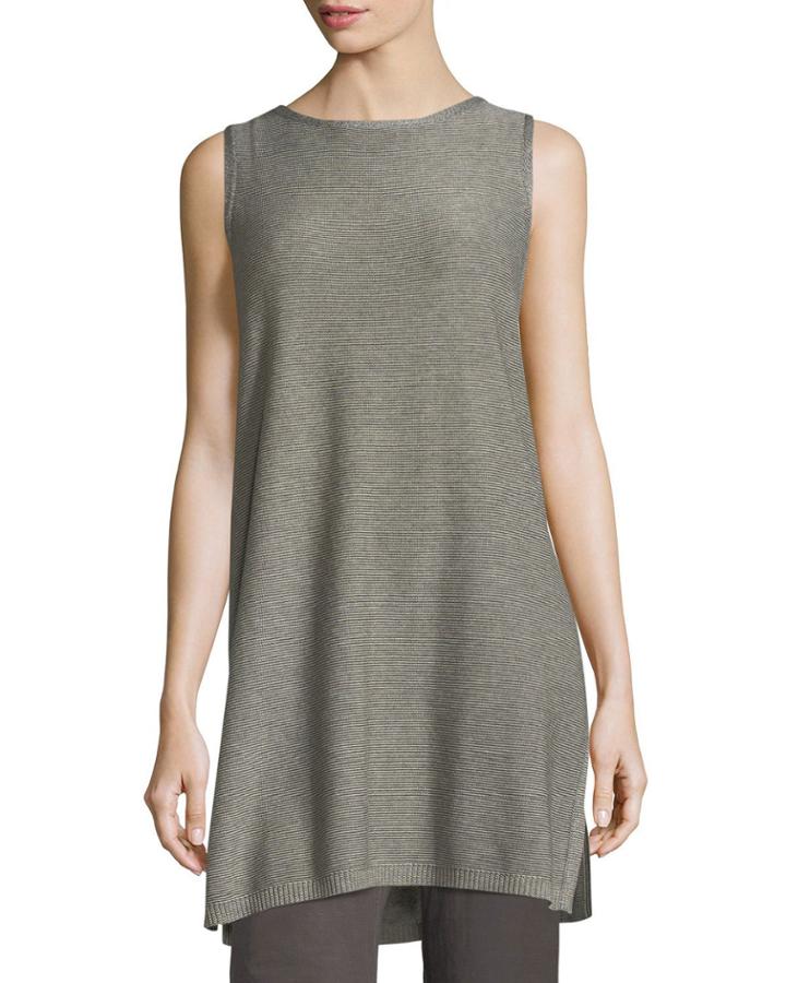 Sleek Tencel&reg;/merino Sleeveless Tunic