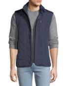 Men's Zip-front Quilted Vest
