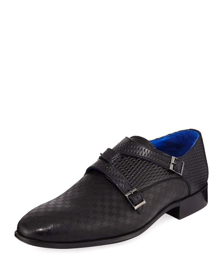 Men's 3-monk-strap Dress