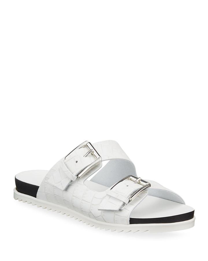 Lonnie Croc-printed Leather