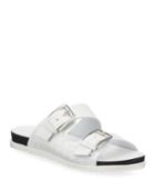 Lonnie Croc-printed Leather