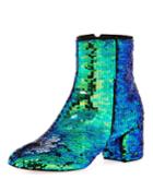 Flippy Sequined Ankle Bootie