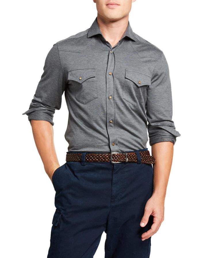 Men's Leisure-fit Western