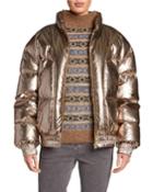 Kristen Metallic Puffer Jacket
